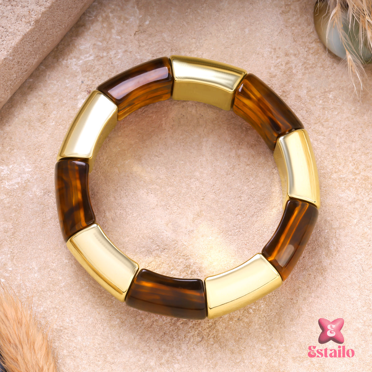 Amber Royale Bangle Bracelet
