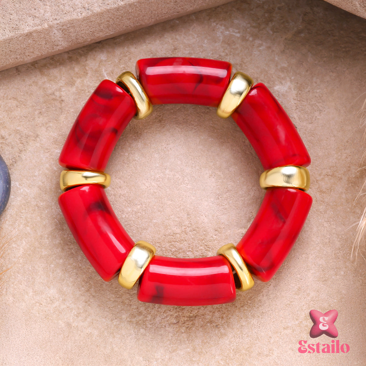 Scarlet Estate Bangle Bracelet