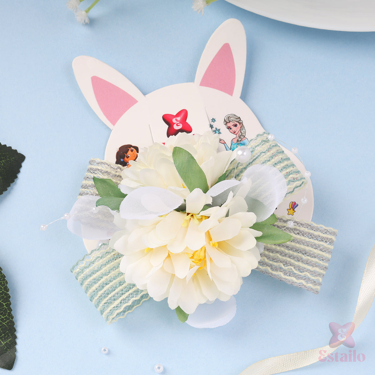 Elegant Flower Barrette Clip