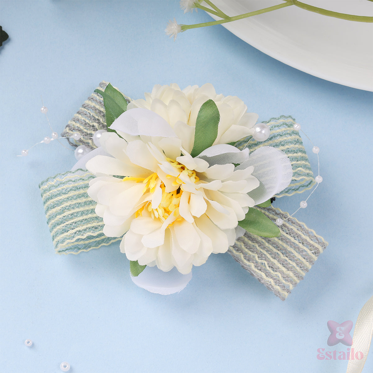 Elegant Flower Barrette Clip