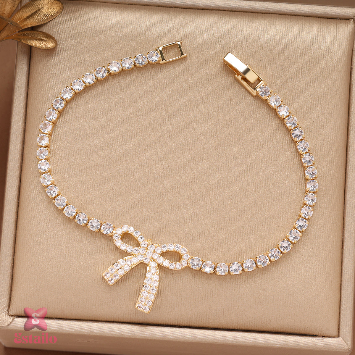 Sparkle Bow Bracelet