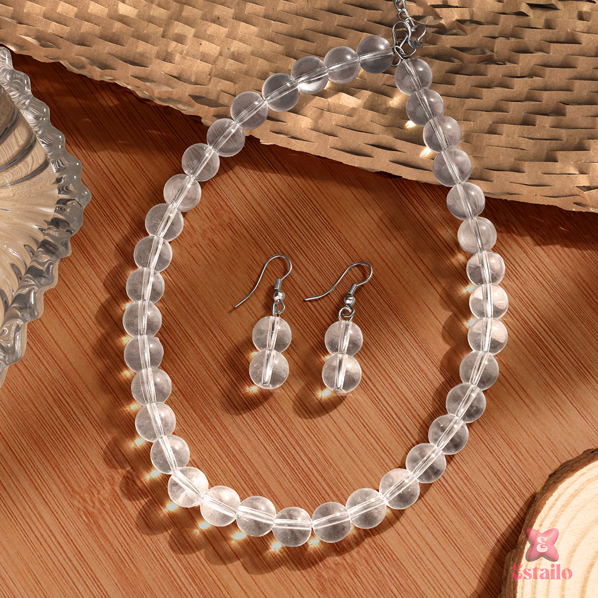 Glacier Bead Necklace Set