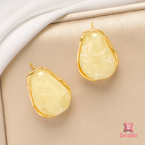 Golden Teardrop Earrings