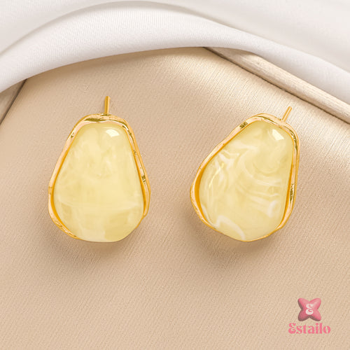 Golden Teardrop Earrings