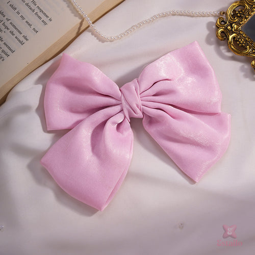 Light pink Bow Hair Clip