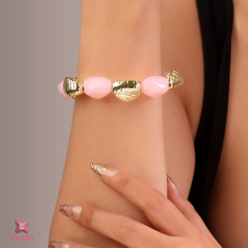 Pink Sands Textured Bracelet