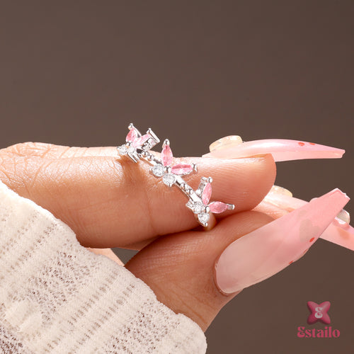 Twin Butterfly Ring