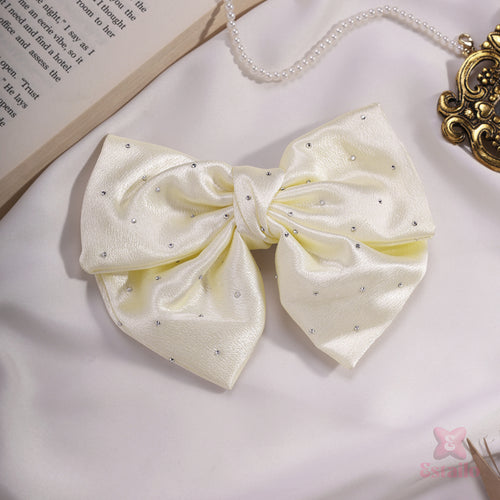 Vanilla Glam Bow Clip