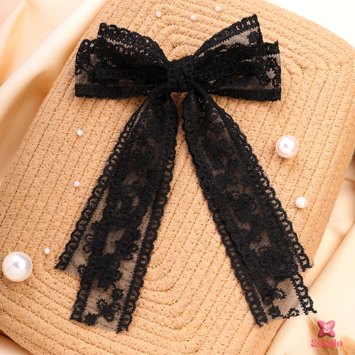 Black Swan Bow Clip