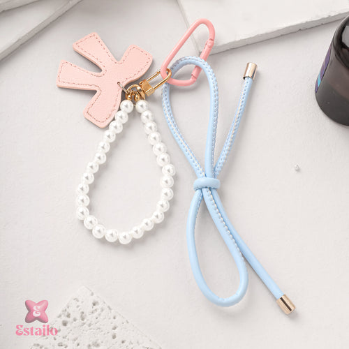 Delightful Pearl & Strap Bag Charm