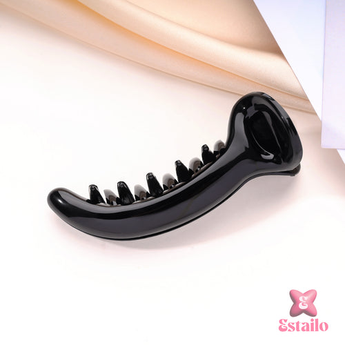 Midnight Banana Hair Clip