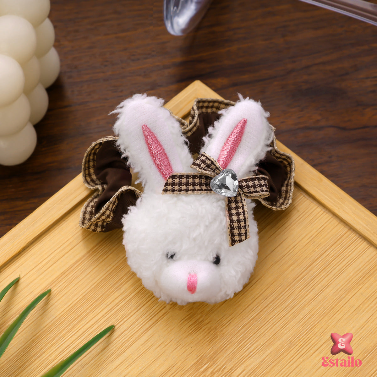 Fluffy Bunny Ponytail Hair Tie