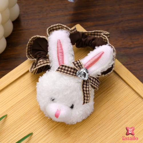Fluffy Bunny Ponytail Hair Tie