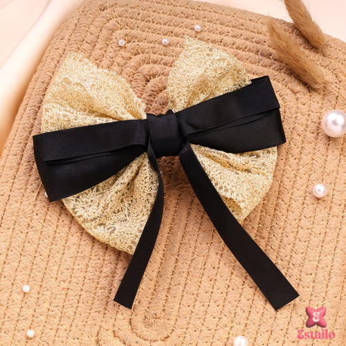 Shiny Bow Hair Clip
