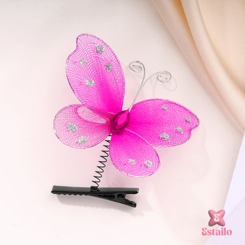 Sparkling Butterfly Hair Clip