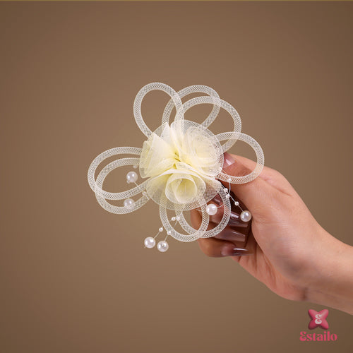 Floral Pinterst Hair Clip