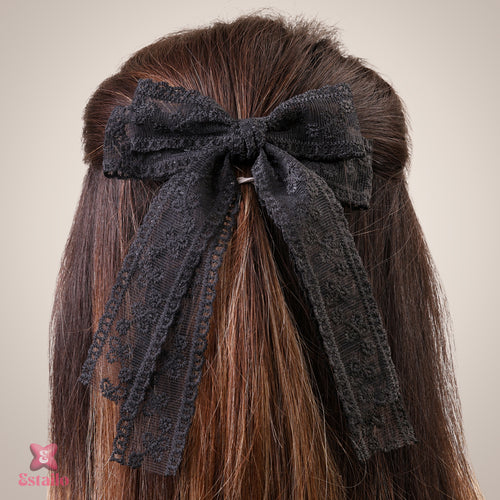 Black Swan Bow Clip