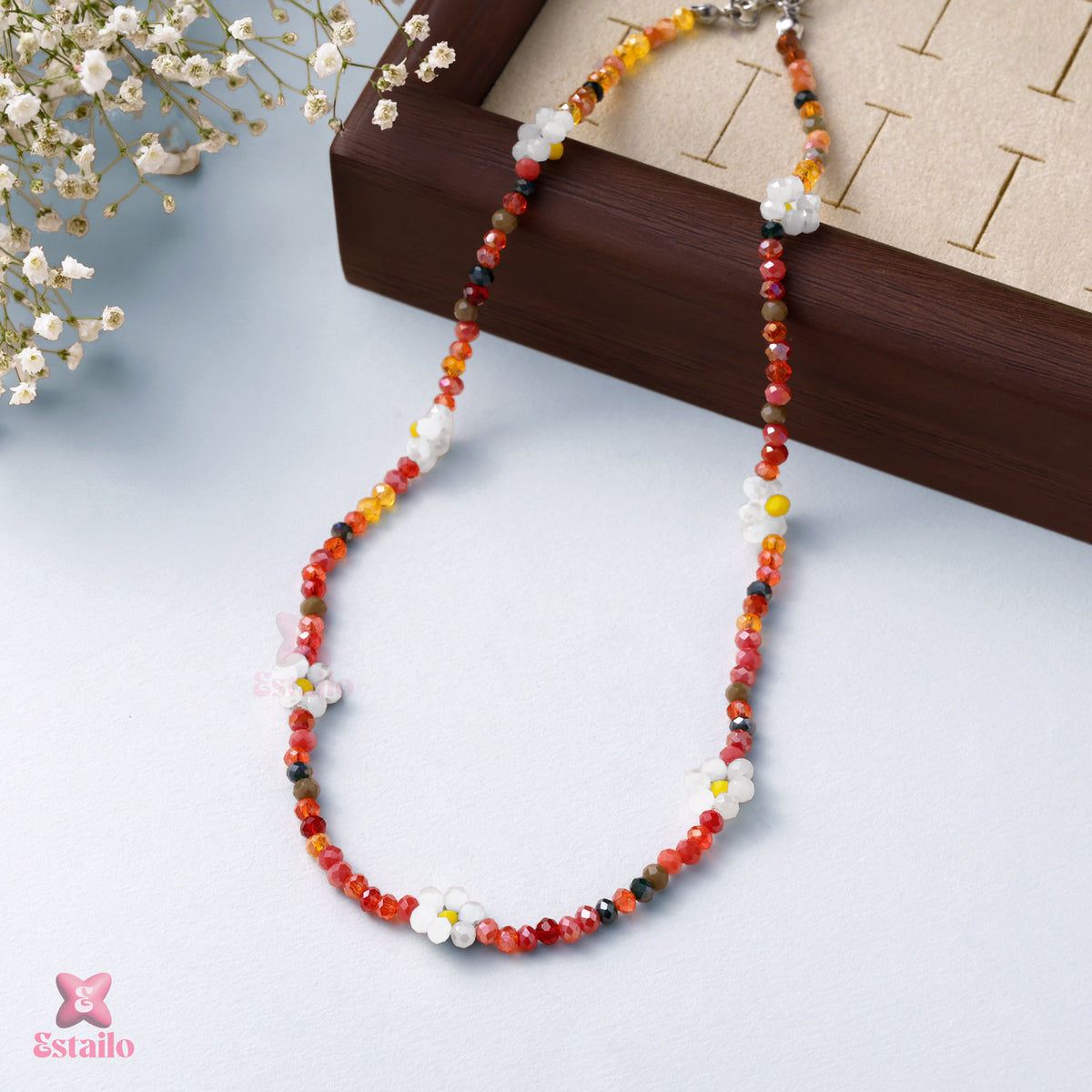 Prism Beaded Necklace
