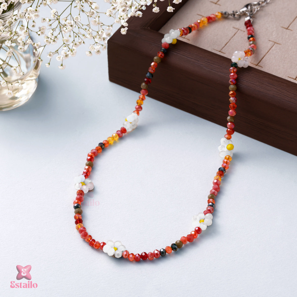 Prism Beaded Necklace