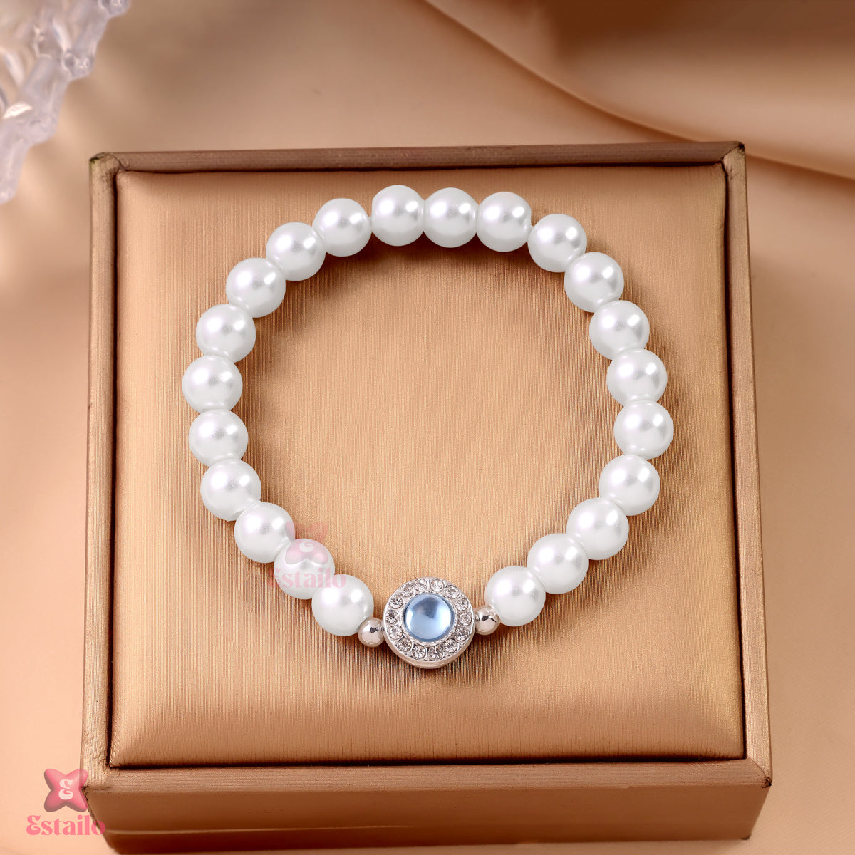 Ocean's Whisper Pearl Bracelet