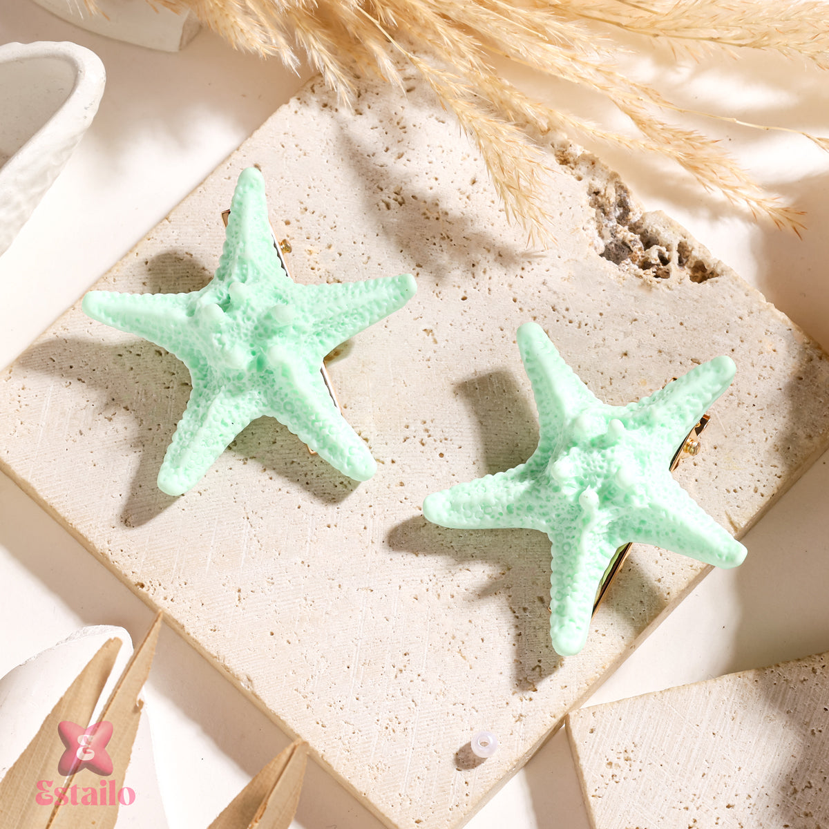 Summer Starfish Hair Clip