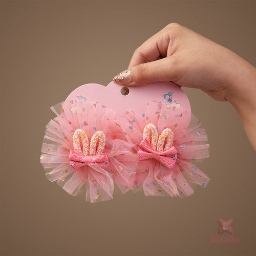 Enchanted Bunny Bows Clip