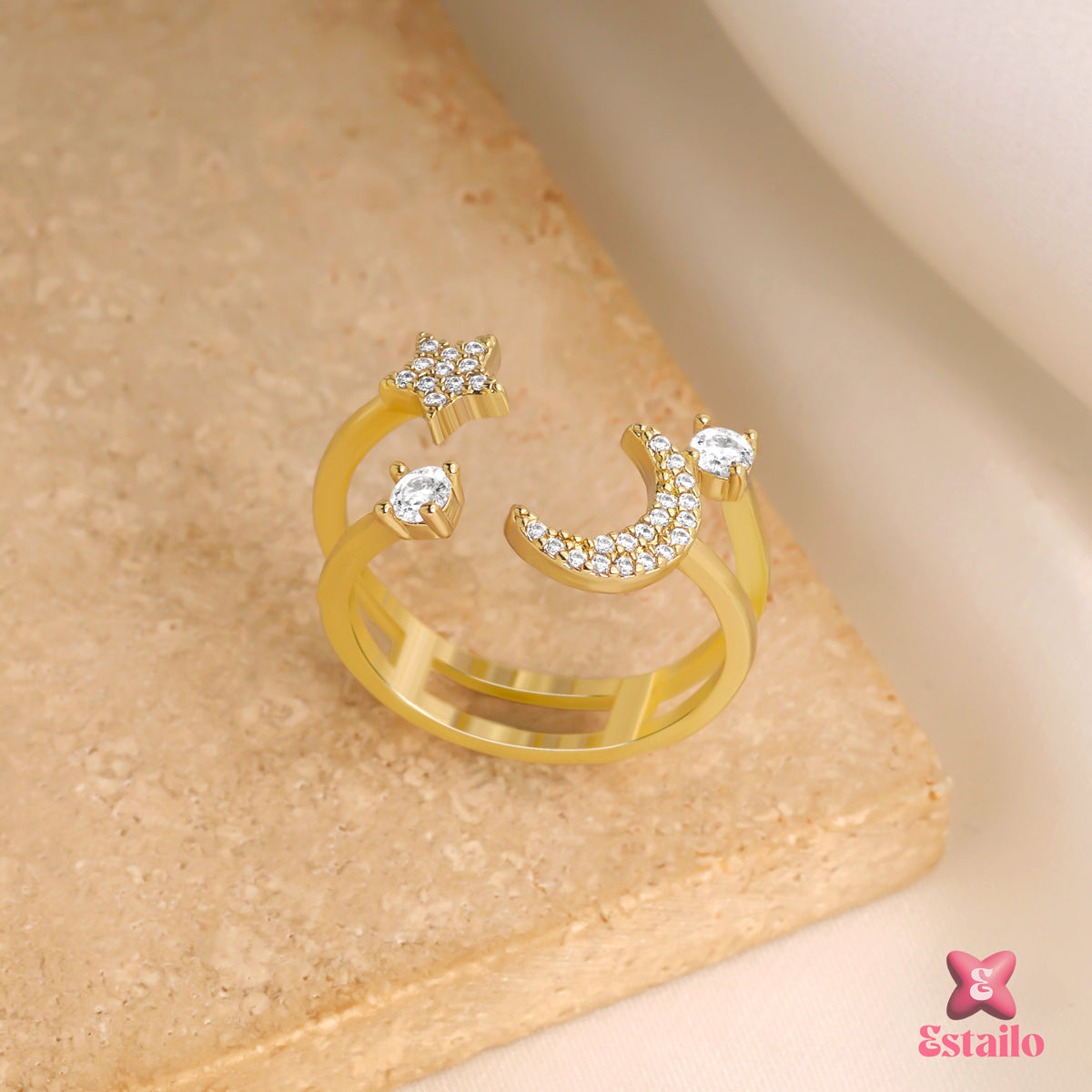 AIMS FOR THE MOON STAR RING