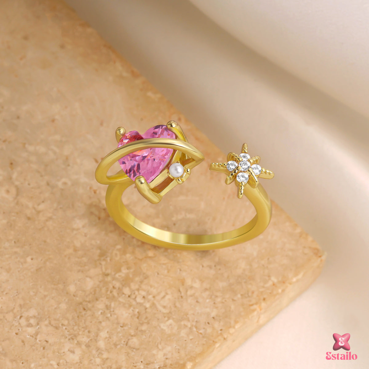Pink Nova Wrap Ring