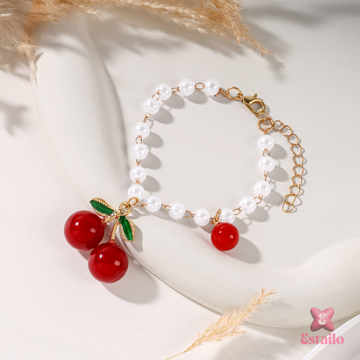 Cherry Blossom Pearl Bracelet