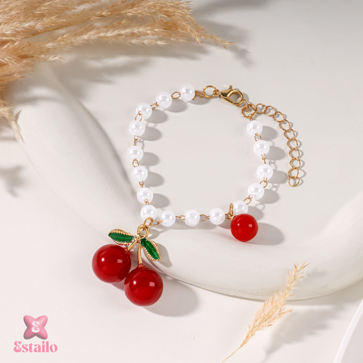 Cherry Blossom Pearl Bracelet