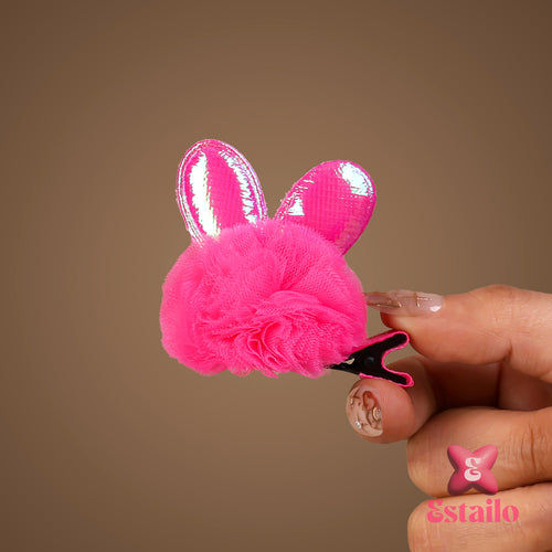 Minimal Bunny Hair Clip