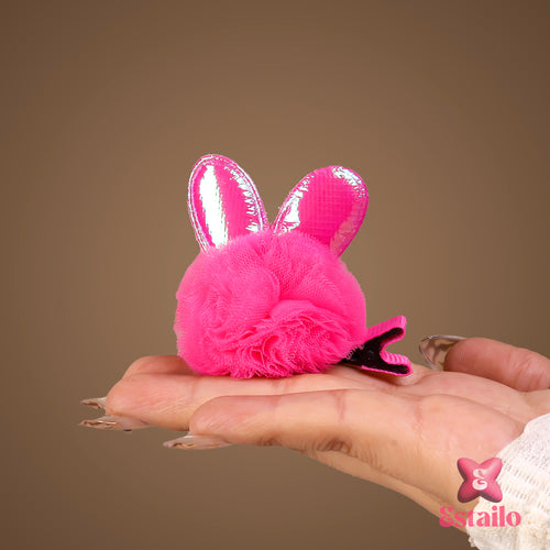 Minimal Bunny Hair Clip