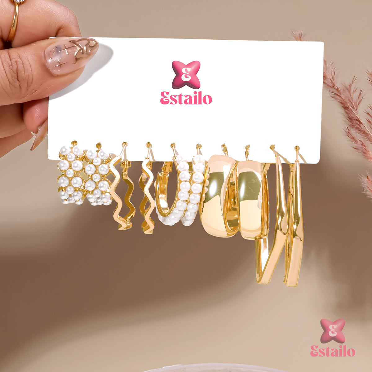 Golden Gleam Earring