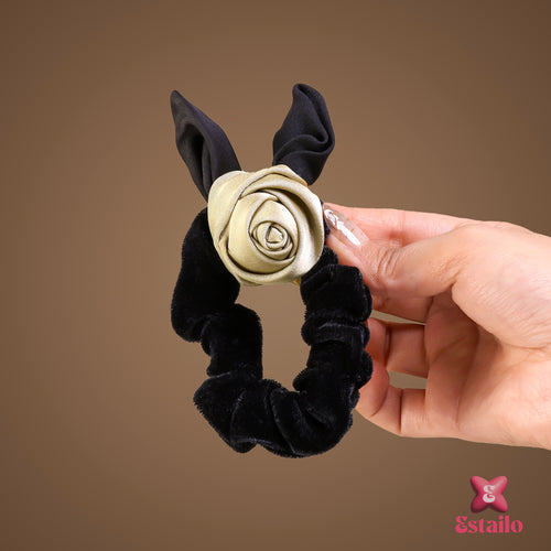 Dark Elegance Rose Tie