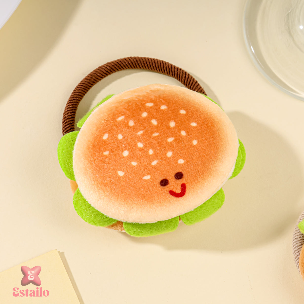 Burger Bun Hair Tie