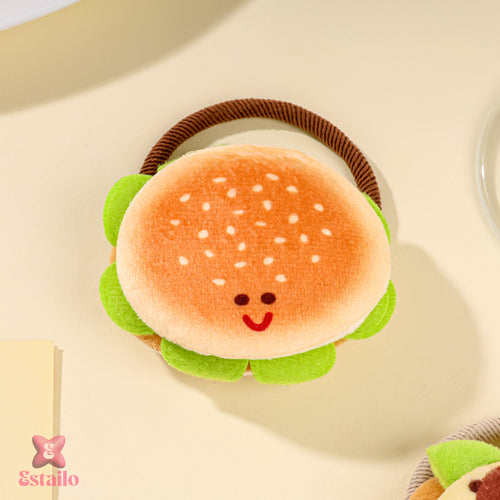 Burger Bun Hair Tie