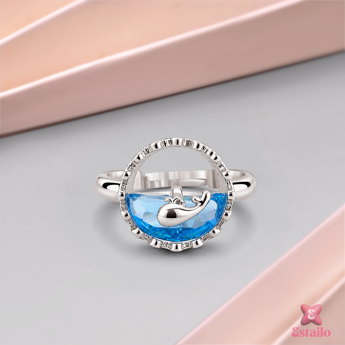 Whale Sterling Ring