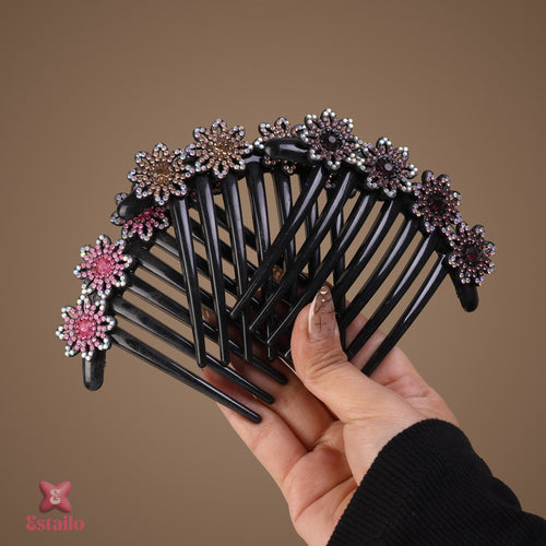 Sparkling Rhinestone Daisy Clip (pack of 1)