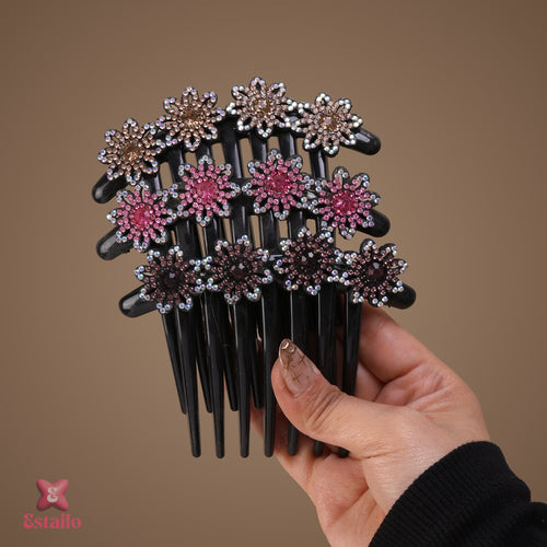 Sparkling Rhinestone Daisy Clip (pack of 1)