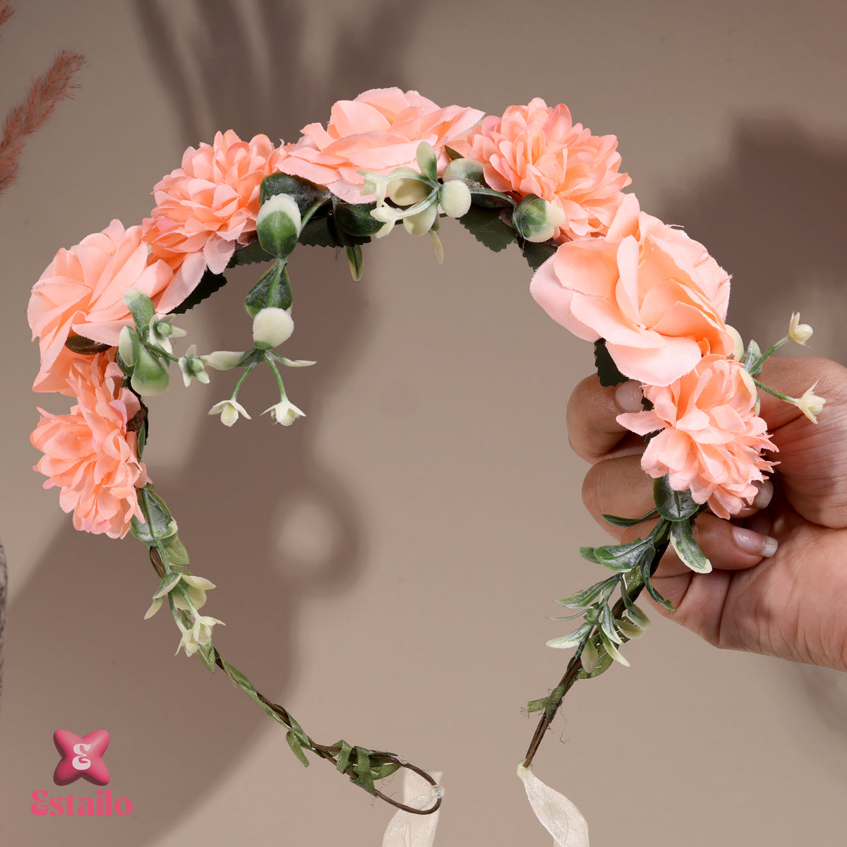 Peach Blossom Crown