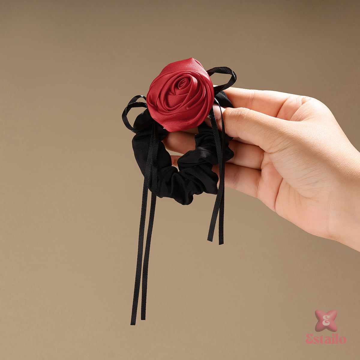 Floral Elegance Hair Tie