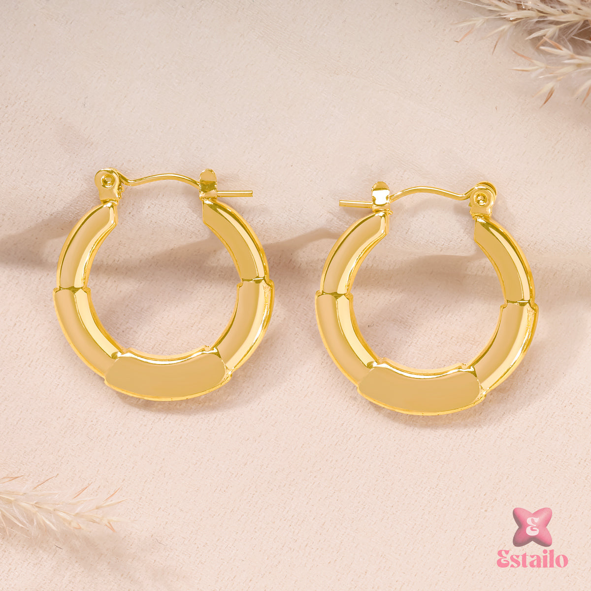 Classic Gold Hoops Earrings
