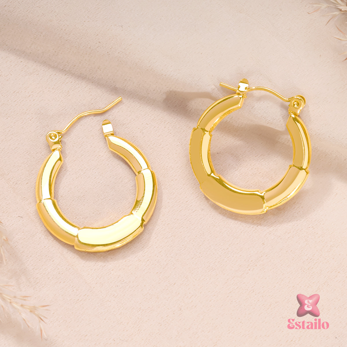 Classic Gold Hoops Earrings