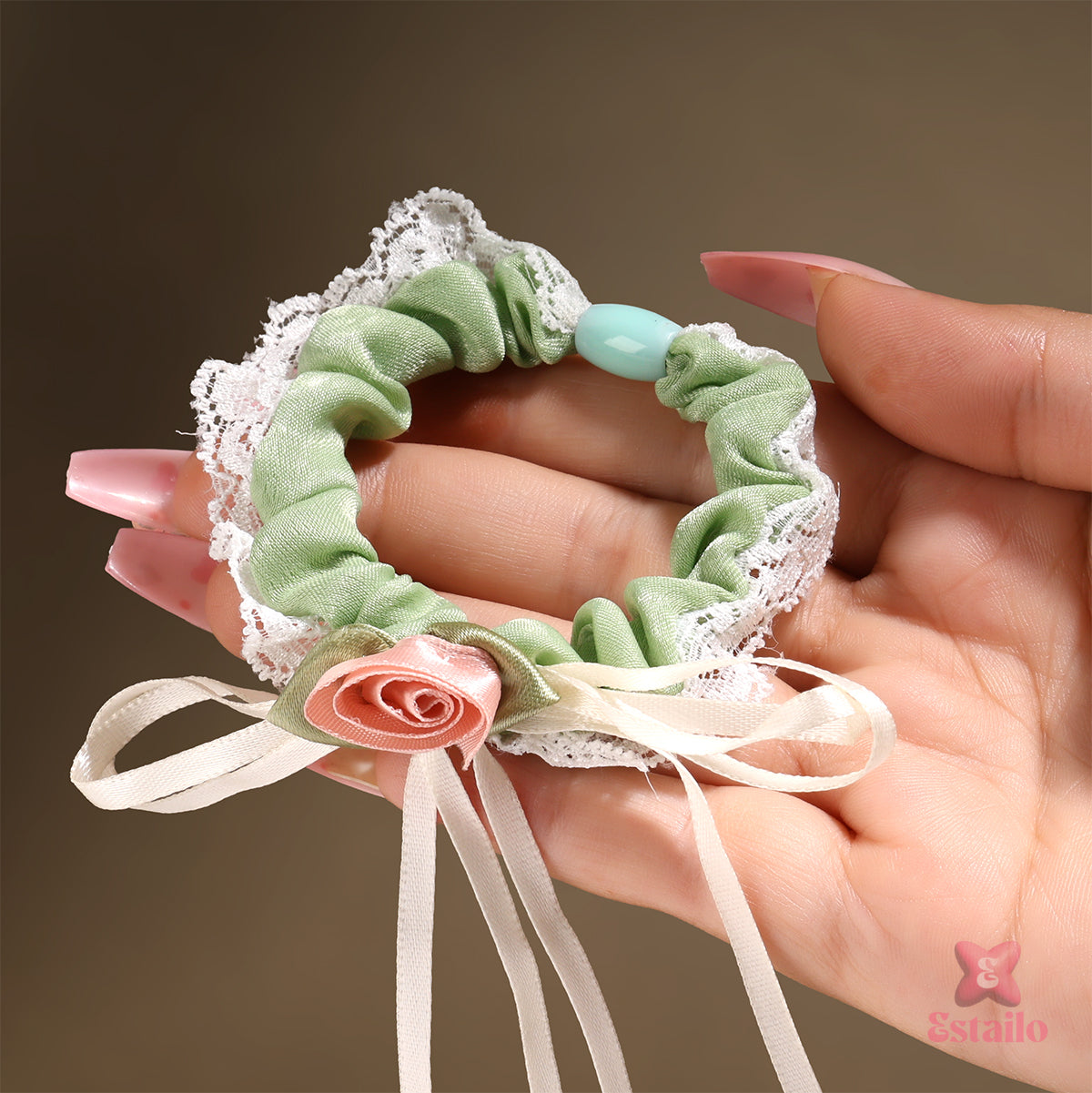 Delicate Floral Hair Tie