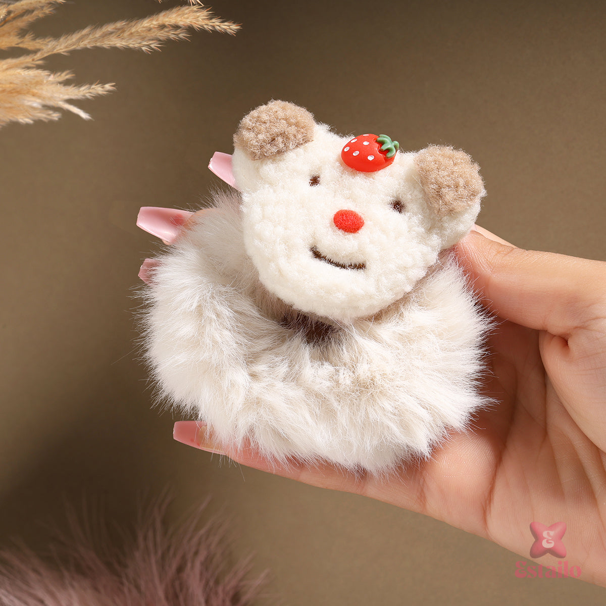 Berry Baa-Baa Hair Tie