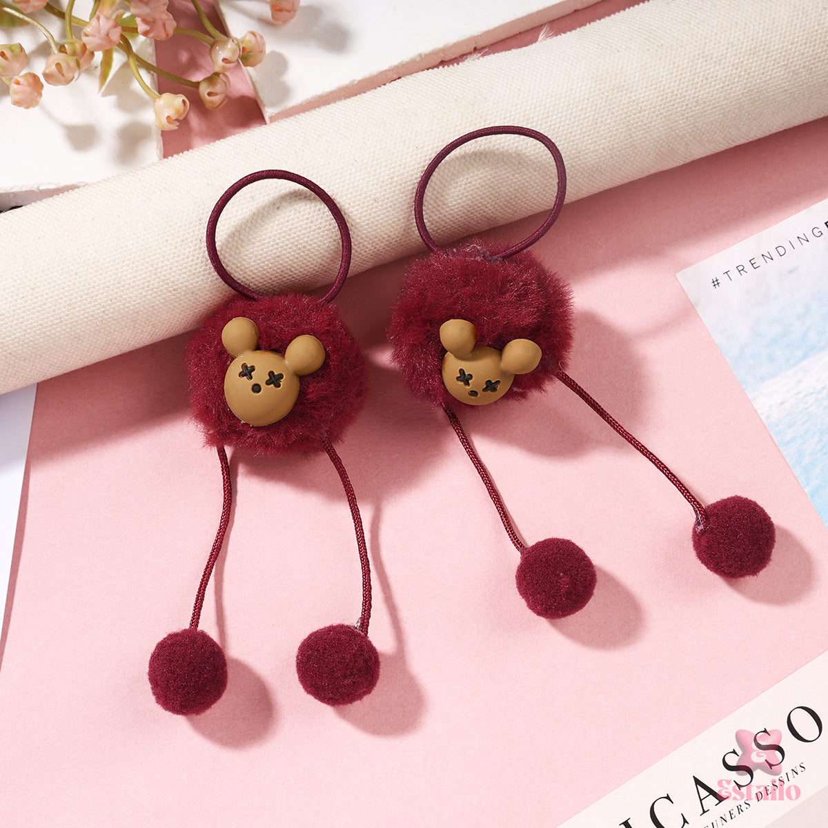 Fuzzy Friend Hair Tie