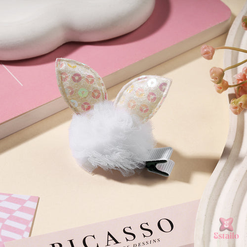 Sparkle Bunny Hair Clip