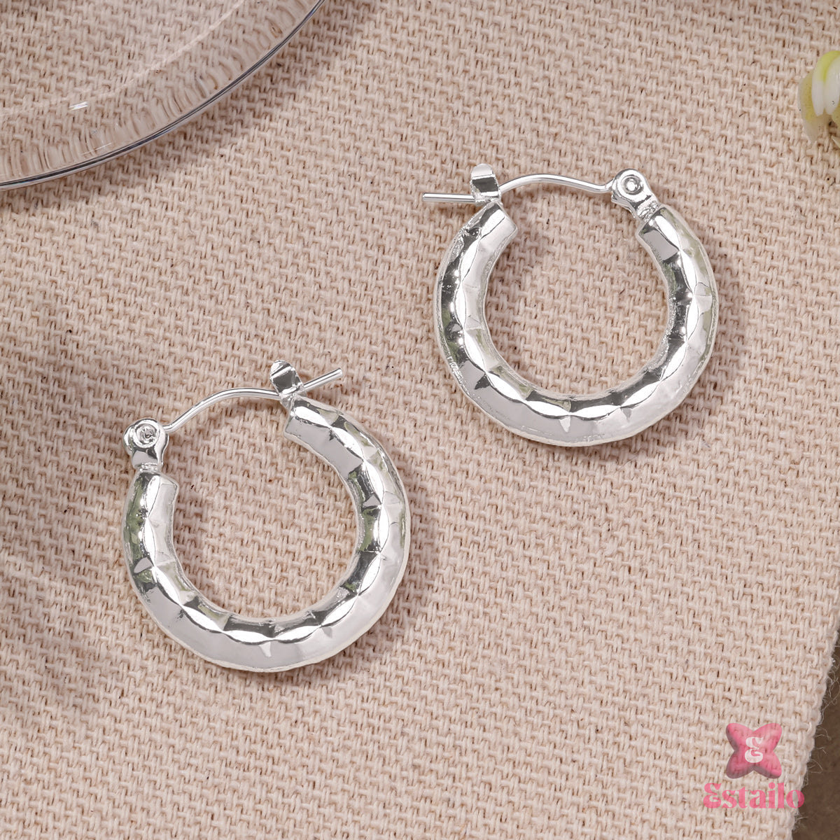 Silver Hoop Earrings