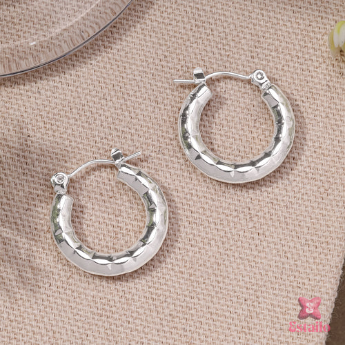 Silver Hoop Earrings