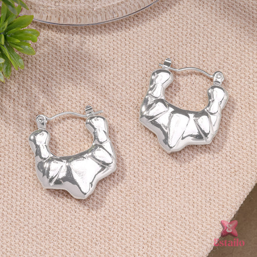 Wavelet Hoops Earrings